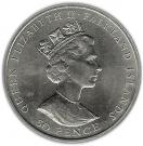 50 Pence - Elizabeth II (Mt. Pleasant Airport; Silver Issue)