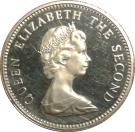 5 Pence - Elizabeth II (2nd portrait; large type)