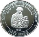 50 Pence - Elizabeth II (Birth of Princess Elizabeth)