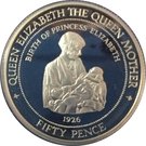 50 Pence (Birth Princess Elizabeth)