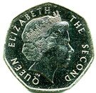 50 Pence - Elizabeth II (4th portrait)