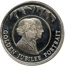 50 Pence - Elizabeth II (Queen and Duke of Edinburgh)