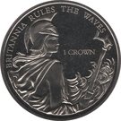 1 Crown - Elizabeth II (275th Anniversary Composition Rule Britannia)