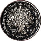1 Crown - Elizabeth II (Wedding Charles - Camilla)