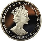 50 Pence - Elizabeth II (Queen talking in microphone)