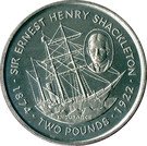 2 Pounds - Elizabeth II (Sir Ernest Henry Shackleton)