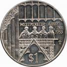 1 Dollar - Elizabeth II (Westminster Abbey)