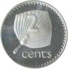 2 Cents - Elizabeth II (3rd portrait; Silver Proof Issue)