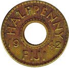 ½ Penny - George VI