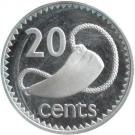 20 Cents - Elizabeth II (2nd portrait; Silver Proof Issue)
