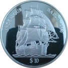 10 Dollars - Elizabeth II (HM Barge Endeavour)