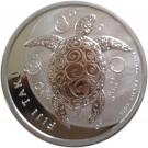 2 Dollars ("Taku Turtle" Silver Bullion)