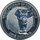 1 Dollar - Elizabeth II (Elephant)