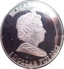 1 Dollar - Elizabeth II (Winged Scarab)