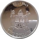 2 Dollars ("Taku Turtle" Silver Bullion)