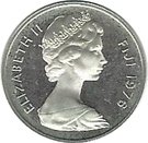 1 Cent - Elizabeth II (2nd portrait; Silver Proof Issue)