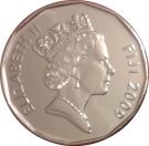 50 Cents - Elizabeth II (3rd portrait)