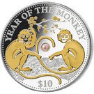 10 Dollars (Year of the Monkey)