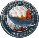 1 Dollar - Elizabeth II (Koi fish)