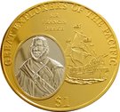 1 Dollar - Elizabeth II (Sir Francis Drake)