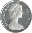 2 Cents - Elizabeth II (3rd portrait; Silver Proof Issue)