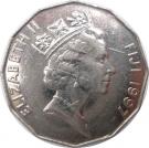 50 Cents - Elizabeth II (3rd portrait)