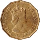 3 Pence - Elizabeth II (1st portrait)