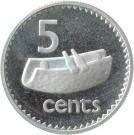 5 Cents - Elizabeth II (2nd portrait; Silver Proof Issue)