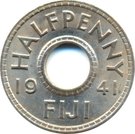 ½ Penny - George VI