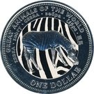1 Dollar - Elizabeth II (Zebra)