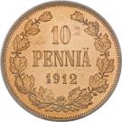 10 Penniä - Nikolai II