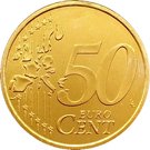 50 Euro Cent (1st type, 1st map)