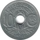 10 Centimes ("MES" underlined; year with points)