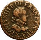 Double Tournois - Louis XIII (Amiens mint; 2nd type)