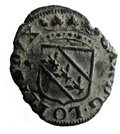 Liard au 2 C enlacés  Charles IV