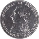 100 Francs -  La Fayette (piéfort)