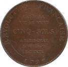 5 Sols (Monneron; "Sacrement" type)