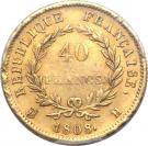40 Francs - Napoleon I