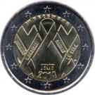 2 Euro (World AIDS Day)
