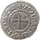 Double denier de Bourgogne - Robert II