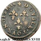 Double Tournois - Louis XIII (Stenay mint; 3rd type)