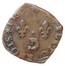 Double Tournois - Henri III (Dauphiné mint; Type C; Z on obverse)
