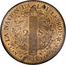 2 Sols - Louis XVI (FRANÇAIS)