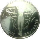 100 francs centenaire du basket-ball - lancer franc