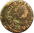 Double Tournois - Louis XIII (La Rochelle mint; 15th type)