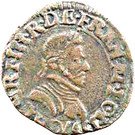 Double Tournois - Henri III (Lyon mint; 1st type)