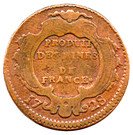 1 Sol - Louis XV