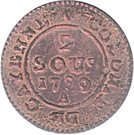 2 Sous - Louis XVI