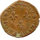 Double Tournois - Henri III (Nantes mint; 2nd type)