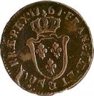 ½ Sol - Louis XV (2nd portrait)